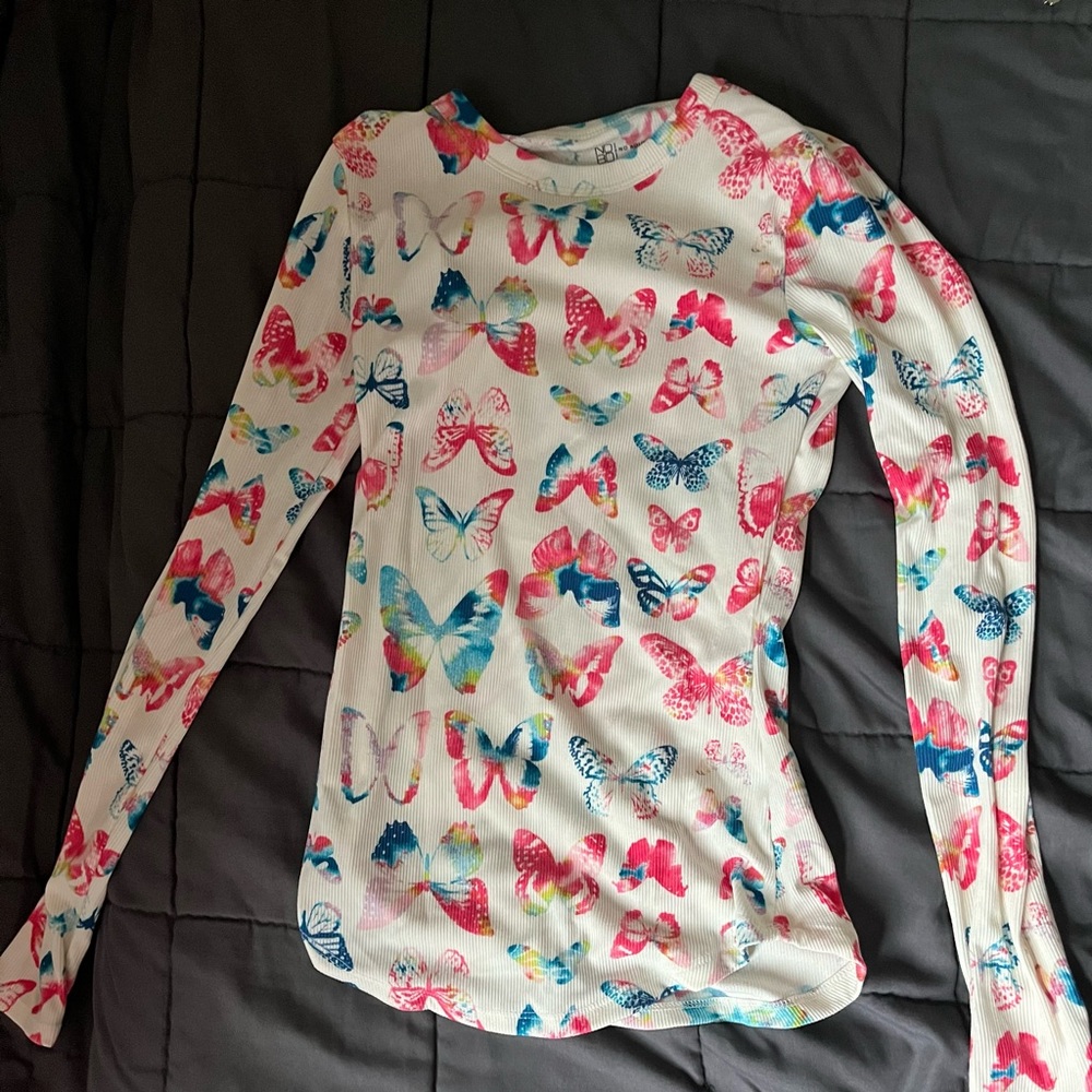 Butterfly tight shirt